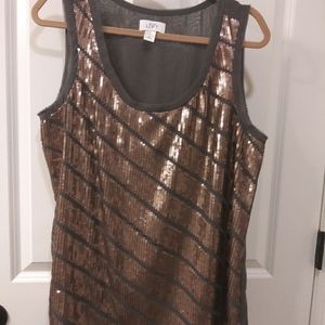 Loft ladies sequened top